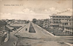 Broadway Ocean Grove, NJ Postcard Postcard Postcard