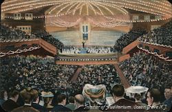 Interior of Auditorium Postcard