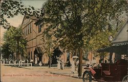 Morning Service at Young People's Temple Postcard