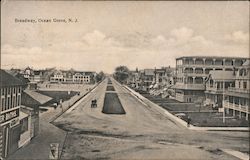 Broadway Ocean Grove, NJ Postcard Postcard Postcard