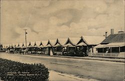 Avenue of Tents Postcard