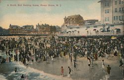 A North End Bathing Scene Ocean Grove, NJ Postcard Postcard Postcard