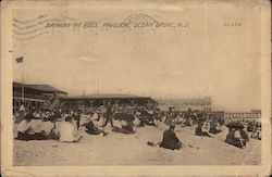 Bathing at Ross' Pavilion Postcard