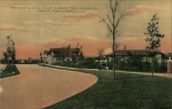 Refectory & Club House in Ogden Park, Area of Park 61 Acres Chicago, IL Postcard Postcard Postcard