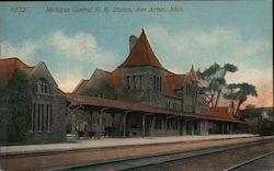 Michigan Central R.R. Station Ann Arbor, MI Postcard Postcard Postcard