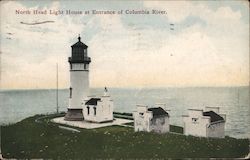 North Head Light House at Entrance of Columbia River. Postcard