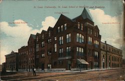 St. Louis University school of Medicine and Dentistry Missouri Postcard Postcard Postcard