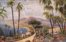 On California's Road of Romance - Trail of the Missions Postcard