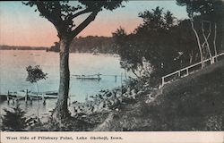 West Side of Pillsbury Point, Lake Okoboji Postcard