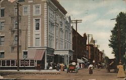 Pine Street, looking North Postcard