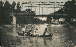 Rounding the Stake, Blue River Kansas City, MO Postcard Postcard Postcard