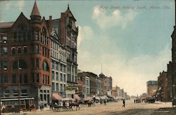 Main Street, Looking South Postcard