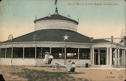 Dance Hall at Toledo Beach Ohio Postcard Postcard Postcard