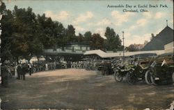 Automobile Day at Euclid Beach Park Cleveland, OH Postcard Postcard Postcard