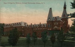 Sage College for Women - Cornell University Postcard