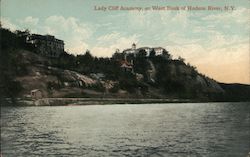 Lady Cliff Academy, on West Bank of Hudson River (Ladycliff College) Postcard