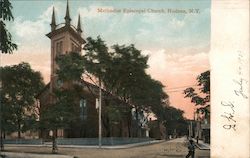 Methodist Episcopal Church Hudson, NY Postcard Postcard Postcard