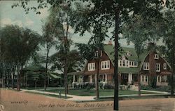 Grove Avenue from Glen Street Postcard