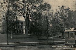 Longfellow's Home, East St. Pittsfield, MA Postcard Postcard Postcard