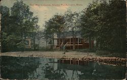 Red Man's Camp, Sluice Pond Lynn, MA Postcard Postcard Postcard