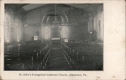 St. John's Evangelical Lutheran Church Allentown, PA Postcard Postcard Postcard