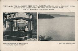 Portland, the Vacation City of Vacationland Postcard