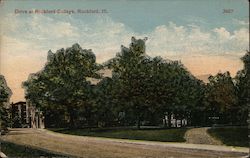 Drive at Rockford College Illinois Postcard Postcard Postcard