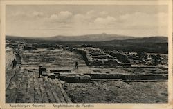 Amphitheatre de Faestos Crete, Greece Greece, Turkey, Balkan States Postcard Postcard Postcard