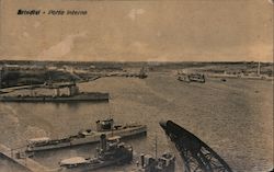 Brindisi - Porto Interno Italy Postcard Postcard Postcard