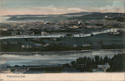 Trondheim and Fjord Postcard