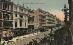 Avenida de Mayo Buenos Aires, Argentina Postcard Postcard Postcard