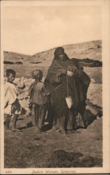 Bedouin woman spinning Postcard