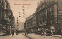 High Street, Kensington - Mailed to Japan London, England Postcard Postcard Postcard