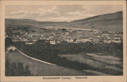 Panorama of Town Postcard