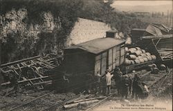 Un Deraillement Entre Bedarieux et Herepian Lamalou-Les-Bains, France Postcard Postcard Postcard