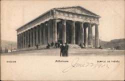 Temple of Theseus Athens, Greece Greece, Turkey, Balkan States Postcard Postcard Postcard