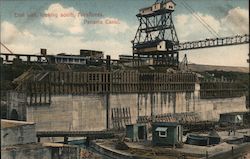 East wall looking south, Miraflores Panama Canal Postcard Postcard Postcard