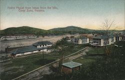 Pedro Miguel town taken from the hills, Canal Zone, Panama Postcard