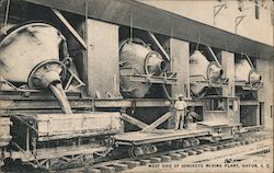 West Side of concrete mixing plant, Gatun Postcard