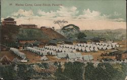 Marine Camp Camp Elliot, Panama Postcard Postcard Postcard