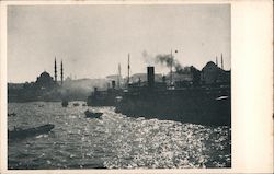 View of Istanbul from Galata bridge Turkey Greece, Turkey, Balkan States Postcard Postcard Postcard