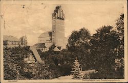 Hochzeitsturm und Austellungsgebäude Postcard