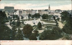 Plaza Libertad Buenos Aires, Argentina Postcard Postcard Postcard