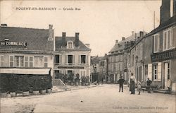 Nogent-En-Bassigny - Grand Rue France Postcard Postcard Postcard