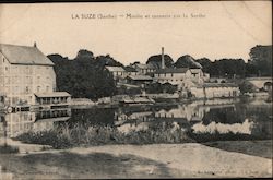 La Suze (Sarthe) - Moulin et tannerie sur la Sarthe France Postcard Postcard Postcard