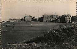 1st Green, Old Course St. Andrews, Scotland Postcard Postcard Postcard