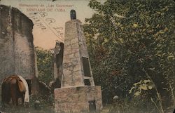 Monumento de "Las Guasimas" Postcard