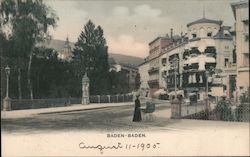 August 11, 1905 in Baden-Baden Postcard