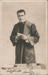 William Gillette Actors Postcard Postcard Postcard