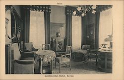 Salon Continental-Hotel, Berlin Germany Postcard Postcard Postcard